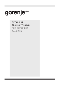 Bruksanvisning Gorenje GS879B Ovn