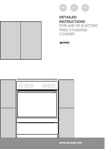 Handleiding Gorenje E6151WA Fornuis