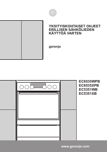 Käyttöohje Gorenje EC5351WB Liesi