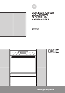 Kasutusjuhend Gorenje EC5351XA Pliit