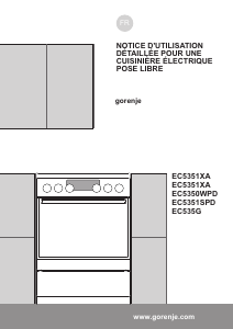 Manual Gorenje EC5351XA Range