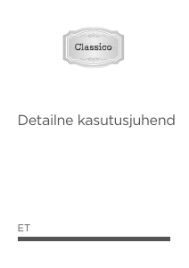 Kasutusjuhend Gorenje EC62CLB Pliit