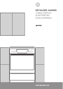 Kasutusjuhend Gorenje EC6341WC Pliit