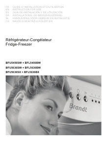 Mode d’emploi Brandt BFU5636SW Congélateur