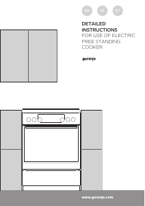 Handleiding Gorenje EC6451WPB-SE Fornuis