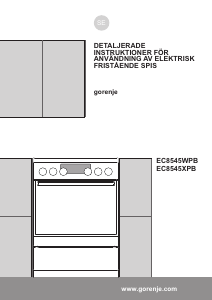 Bruksanvisning Gorenje EC8545XPB Spis