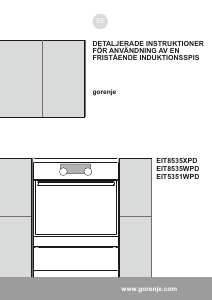 Bruksanvisning Gorenje EIT5351WPD Spis