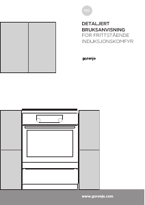 Bruksanvisning Gorenje EIT6155WP Komfyr