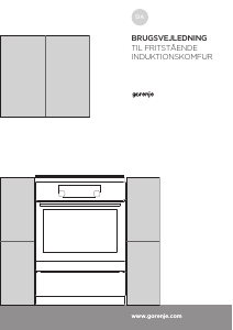 Brugsanvisning Gorenje EIT6155WP Komfur
