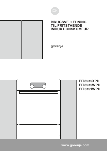 Brugsanvisning Gorenje EIT8535XPD Komfur