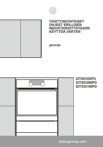 Bruksanvisning Gorenje EIT8535XPD Komfyr