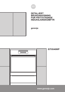 Bruksanvisning Gorenje EIT8546WP Komfyr