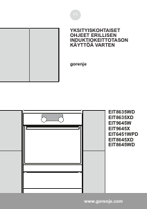 Käyttöohje Gorenje EIT8645WD Liesi