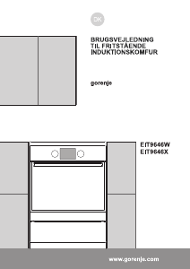 Brugsanvisning Gorenje EIT9646W Komfur