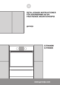 Bruksanvisning Gorenje EIT9646X Spis