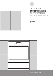 Brugsanvisning Gorenje EITF8647X Komfur