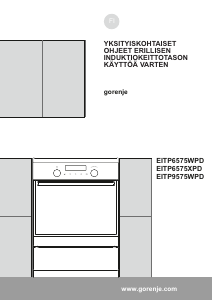 Käyttöohje Gorenje EITP9575WPD Liesi