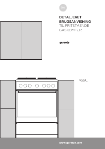 Brugsanvisning Gorenje G6110WJ Komfur