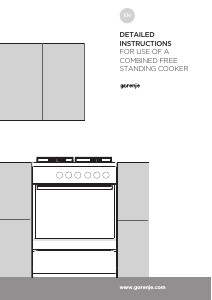 Manual Gorenje K613E17WKD Range