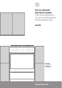 Bruksanvisning Gorenje K6151XH Spis