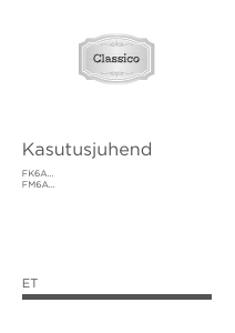 Kasutusjuhend Gorenje K62CLI Pliit