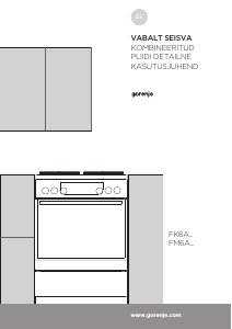 Kasutusjuhend Gorenje K634WH Pliit