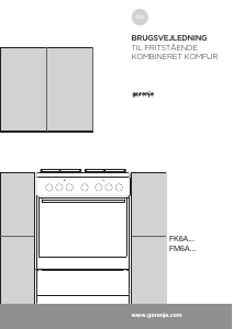 Brugsanvisning Gorenje KS7615X Komfur