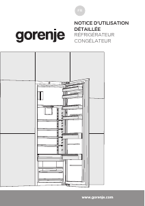 Mode d’emploi Gorenje RBI4181E1 Réfrigérateur