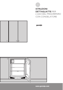 Manuale Gorenje RBIU6091AW Frigorifero