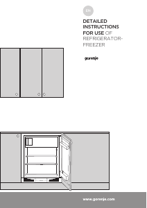 Handleiding Gorenje RBIU6092AW Koelkast