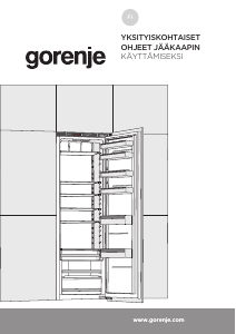 Käyttöohje Gorenje RI5182A1 Jääkaappi