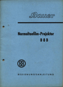 Bedienungsanleitung Bauer B8 B Projektor