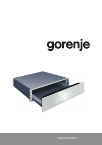 Mode d’emploi Gorenje WD1410X Tiroir chauffant