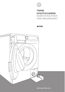 Kasutusjuhend Gorenje W7723/I Pesumasin