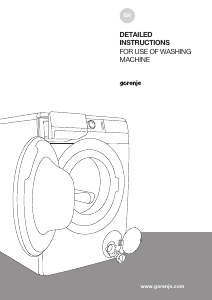 Manual Gorenje WE62S3 Washing Machine