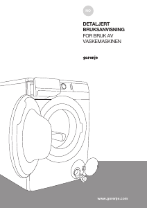 Bruksanvisning Gorenje WE74CPS Tvättmaskin