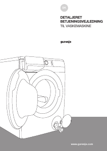 Brugsanvisning Gorenje WES743 Vaskemaskine