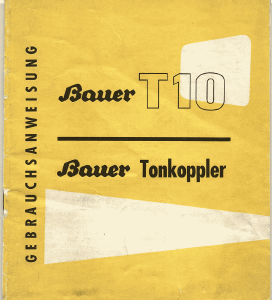 Bedienungsanleitung Bauer T10 Projektor