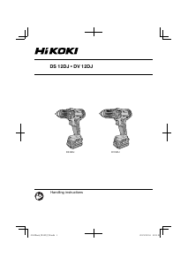 Handleiding Hikoki DS 12DJ Schroef-boormachine