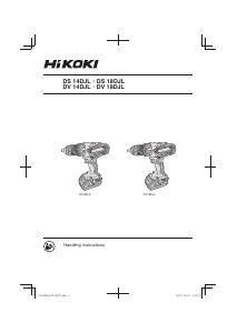 Manual Hikoki DS 14DJL Drill-Driver