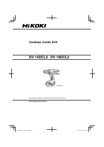 Manual Hikoki DV 14DCL2 Drill-Driver