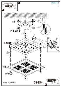 Manuale Eglo 32454 Lampada