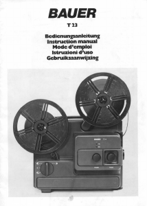 Manual Bauer T23 Projector