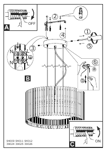 Manuale Eglo 39024 Lampada