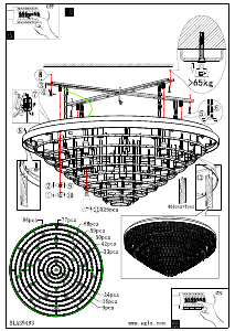 Manual de uso Eglo 39493 Lámpara