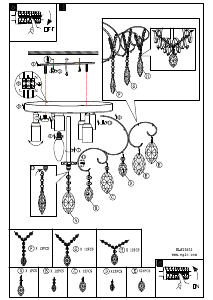 Manuale Eglo 39521 Lampada