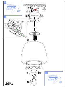 Instrukcja Eglo 39676 Lampa