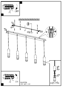 Mode d’emploi Eglo 39702 Lampe