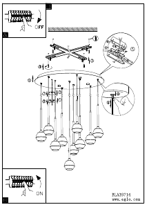 Manual de uso Eglo 39714 Lámpara