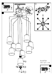 Manual de uso Eglo 39738 Lámpara